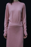 SWAYING 24 Autumn and Winter Wrap-around Wool A-line Skirt SW-SW24AW3B08-FEN Pink SW24AW3B09 SW24AW3B08